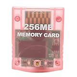 Cartão De Memória Para Gamecube Nintendo Wii Game Console Ngc Substituição Gaming Memory Card, Dispositivos De Armazenamento De Alta Velocidade Plug And Play (256 Mb (4086 Blocos))