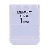 Cartão De Memória Para Sony Ps1-1mb Memory Card Stick - Cartão De Memória Portátil Do Jogo - Para Playstation 1 One Ps1 Game (branco)