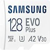 Cartão De Memória Samsung Evo Plus Micro-sd 128gb Microsdxc Para Telefones Samsung Galaxy A03, A03 Core, M32, A13 5g + Pano De Limpeza Digi Wipe