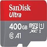 Cartão De Memória Sandisk 400 Gb Ultra Microsdxc Uhs-i Com Adaptador – 120 Mb/s, C10, U1, Full Hd, A1, Cartão Micro Sd – Sdsqua4-400g-gn6ma