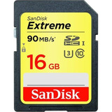 Cartão De Memória Sandisk Extreme 16gb