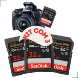 Cartão De Memória Sandisk Extreme Pro 32gb Kit Com 3 Unidade