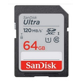 Cartão De Memória Sandisk Sdsdunc-016g-gn6in Ultra 64gb