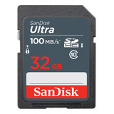 Cartão De Memória Sandisk Sdsdunr-032g-gn6in Ultra 32gb