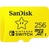 Cartão De Memória Sandisk Sdsqxao 256g anczn Nintendo Switch 256gb