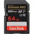 Cartão De Memória Sandisk Sdxc Extreme Pro 64gb 200 Mb/s