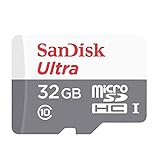 Cartao De Memoria SanDisk Ultra  MicroSDHC  UHS I Card With Adapter   32GB 