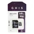 Cartão De Memória Sdhc 16gb Ghis 100mb Classe10 C/ Adaptador