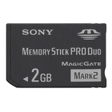 Cartão De Memória Sony Memory Stick Pro Duo 2gb Mark2
