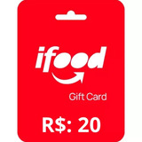 Cartao Gift Card De Presente Ifood 20 00 Digital