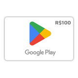 Cartão Google Play Store Brasil R 100 Gift Card Digital