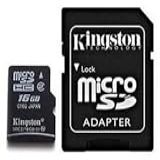Cartão Kingston Professional Microsdhc 16 Gb (16 Gigabyte) Para Smartphone Samsung Galaxy S4 Com Formato Personalizado E Adaptador Sd Padrão. (sdhc Classe 4 Certificado)