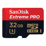 Cartão Memória 32gb Micro Sd Extreme 100mbs Sandisk Go Pro