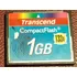 Cartão Memória Compact Flash 1 Gb  Transcend 133x