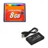 Cartão Memória Compact Flash 8gb  + Leitor Usb