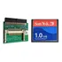 Cartão Memória Compact Flash Sandisk Cf 1gb + Adaptador Ide