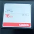 Cartão Memória Compactflash Sandisk Ultra 50mb/s 16gb