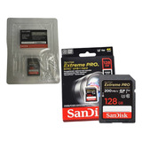 Cartão Memória Extreme Pro 128gb 200mbs Original Sandisk Nfe