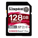 Cartão Memória Kingston Sd Xc 128gb React Plus Uhs-ii 300mbs