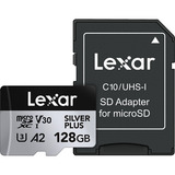 Cartão Memória Lexar Micro Sd Xc 128gb 205mb s Silver Plus