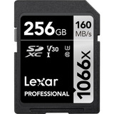 Cartão Memória Lexar Sd Xc 256gb Professional 1066x Uhs i