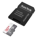 Cartão Memória Micro Sd Sandisk 128gb Classe 10 Ultra + Nf