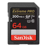 Cartão Memória Sandisk Sd Xc 64gb Extreme Pro 200 Mb/s Orig