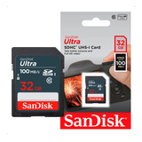 Cartão Memória Sandisk Ultra 100mb/s 32gb Sdhc Original