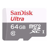 Cartão Memoria Sandisk Ultra Micro Sdxc Para Celular Classe 10 Muitame