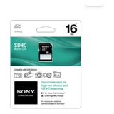 Cartão Memória Sony Sd Sdhc 16gb Full Hd 10 Class4 Blister