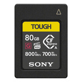 Cartão Memória Sony Tough 80gb Cfexpress Type A Pcie 3.0 800