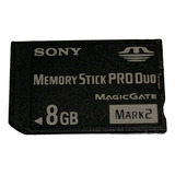 Cartão Memory Stick Pro Duo 8gb Original Sony Psp Playstatio