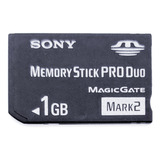 Cartão Memory Stick Pro Duo Psp Original Sony 1gb Sony