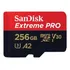 Cartão Micro Sd 256 Gb 4k V30 U3 Extreme Pro 200 Mb/s Sandi