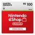 Cartão Nintendo Eshop Gift Card Switch Br R$ 100 Reais