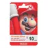 Cartão Nintendo Eshop Switch Card Usa $10 Dólares Americano