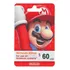 Cartão Nintendo Eshop Switch Card Usa $60 Dólares Americano