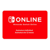 Cartao Nintendo Switch Online
