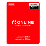 Cartao Nintendo Switch Online