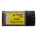 Cartão Pcmcia Wireless Cardbus Adapter 54mbps 2.4ghz 802.11g