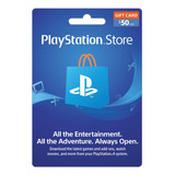 Cartão Playstation  50 Live Para Playstation Network