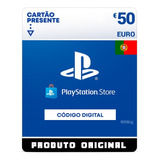 Cartão Playstation Card Psn 50 Euros Portugal Ps4 Ps5