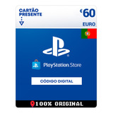 Cartão Playstation Card Psn 60 Euros Portugal Ps3 Ps4 Ps5