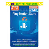 Cartao Playstation Psn Gift Card Br R 240 Reais