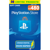 Cartao Playstation Psn Gift Card Br R  480 Reais