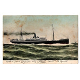Cartao Postal Navio P