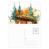 Cartao Postal Torre Trem