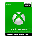 Cartão Presente Microsoft Gift Card Xbox Br R 100 Reais