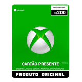 Cartao Presente Microsoft Xbox