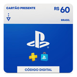 Cartao Psn Gift Card Ps4 Ps5 Playstation R 60 Reais